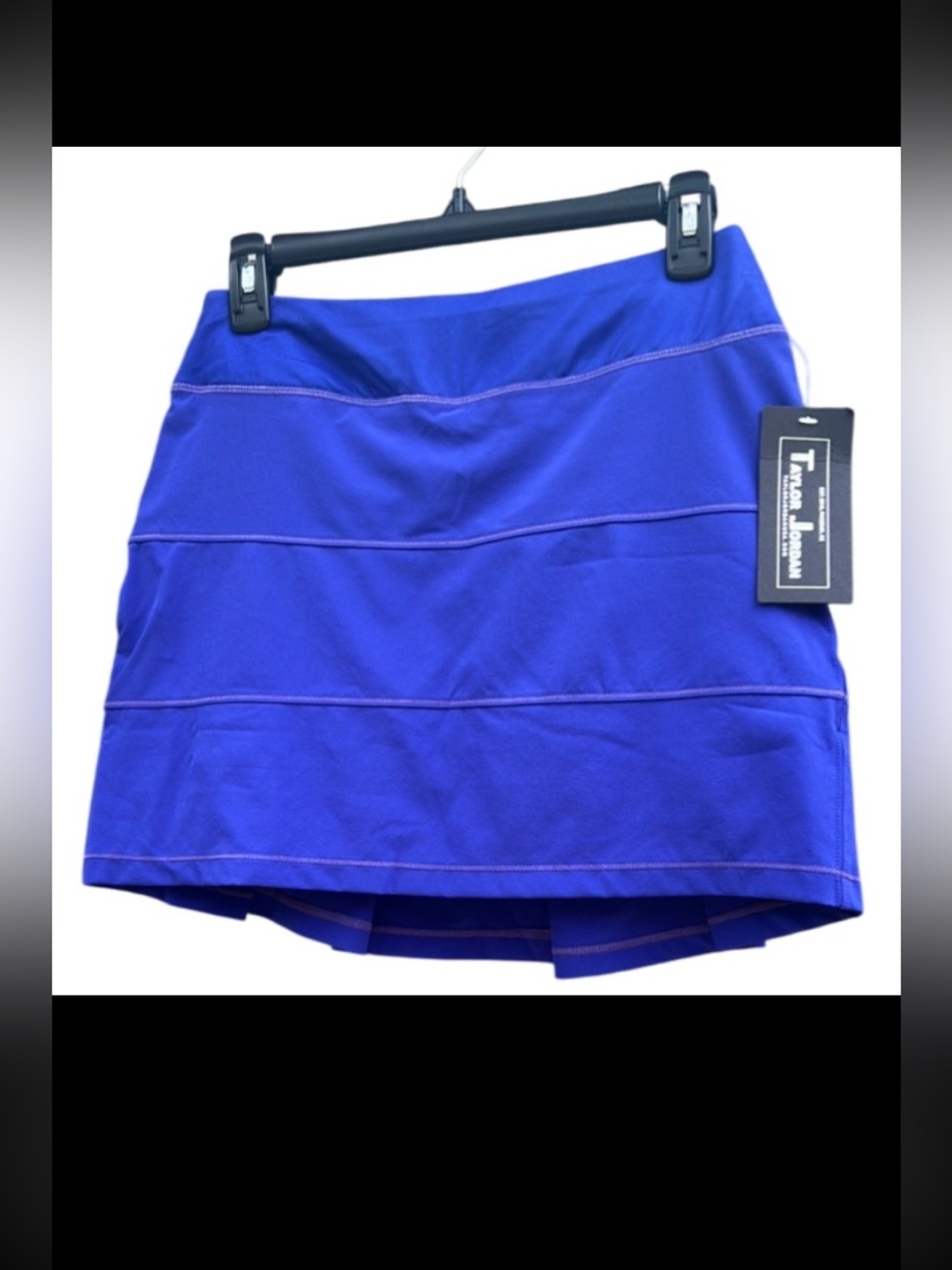 NWT Taylor Jordan TJ Tour Royal Blue Women's Golf Skort Size 2 Pleated